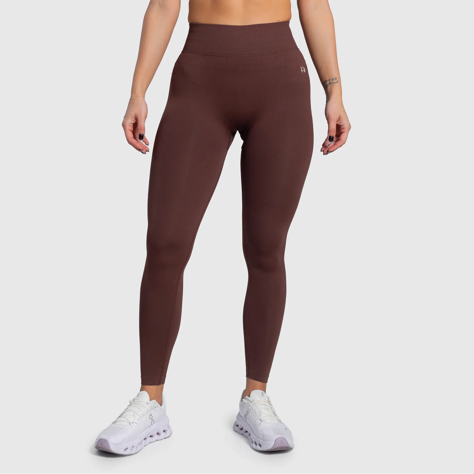 Női leggings Iron Aesthetics Ultimate, barna-1