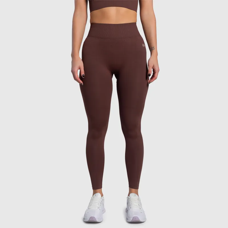 Női leggings Iron Aesthetics Ultimate, barna-2