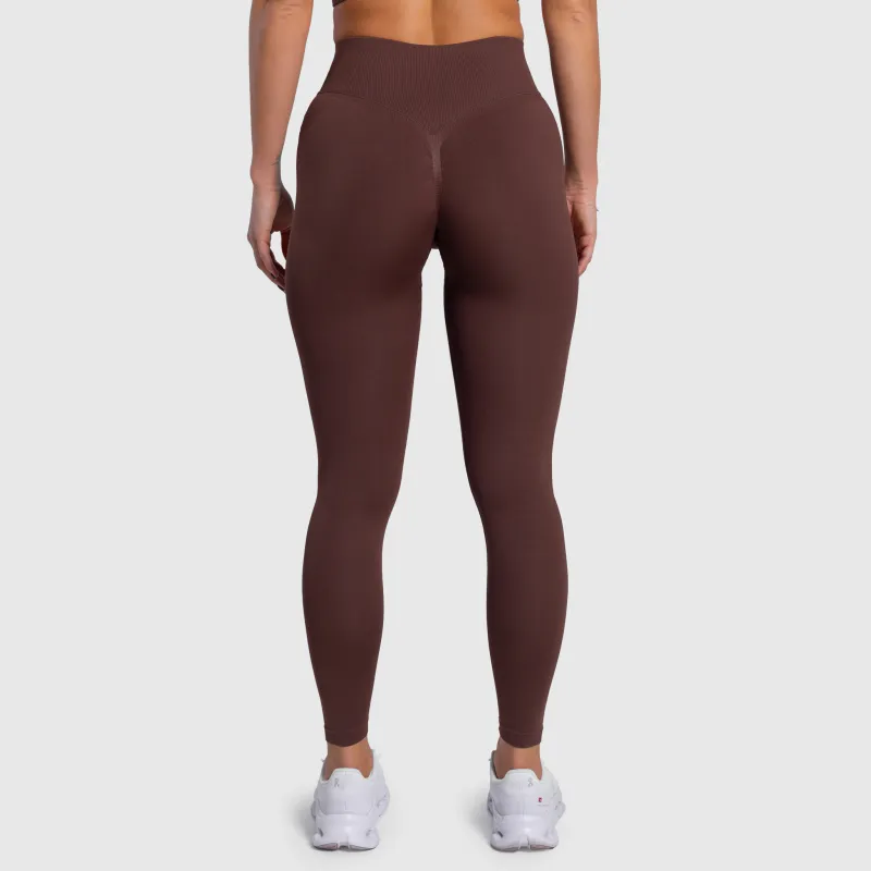Női leggings Iron Aesthetics Ultimate, barna-4