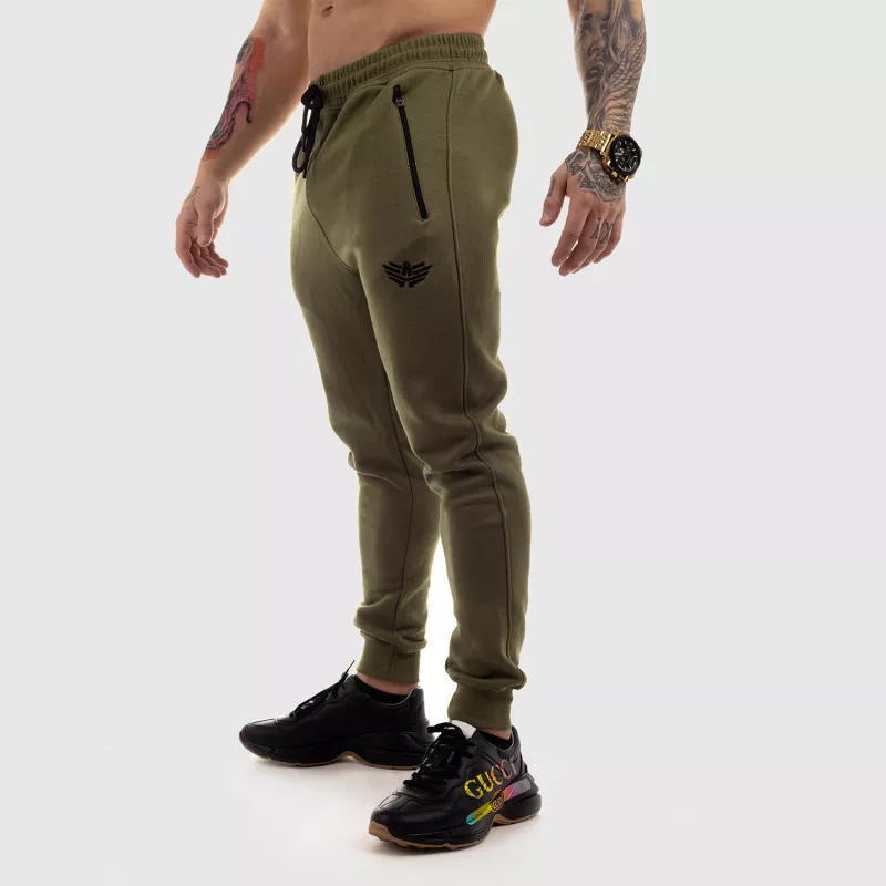 Jogger melegítőnadrág Iron Aesthetics Round, zöld-2