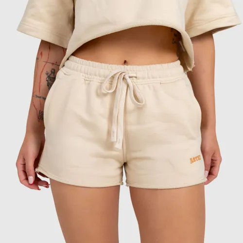 Női short Iron Aesthetics Heavy-Terry, bézs