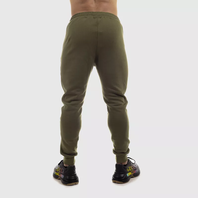 Jogger melegítőnadrág Iron Aesthetics Round, zöld-5