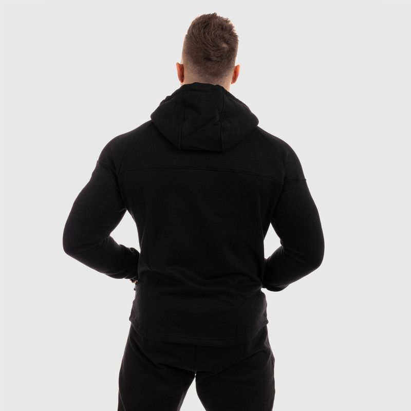 Cipzáros fitness pulóver Iron Aesthetics Round, fekete · záber 7