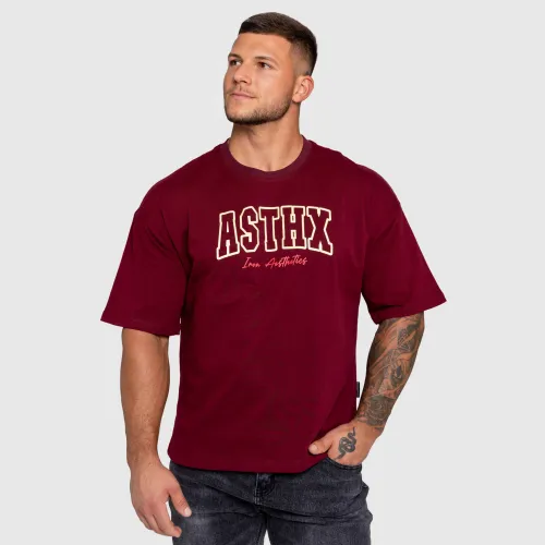 Férfi póló Iron Aesthetics ASTHX, maroon