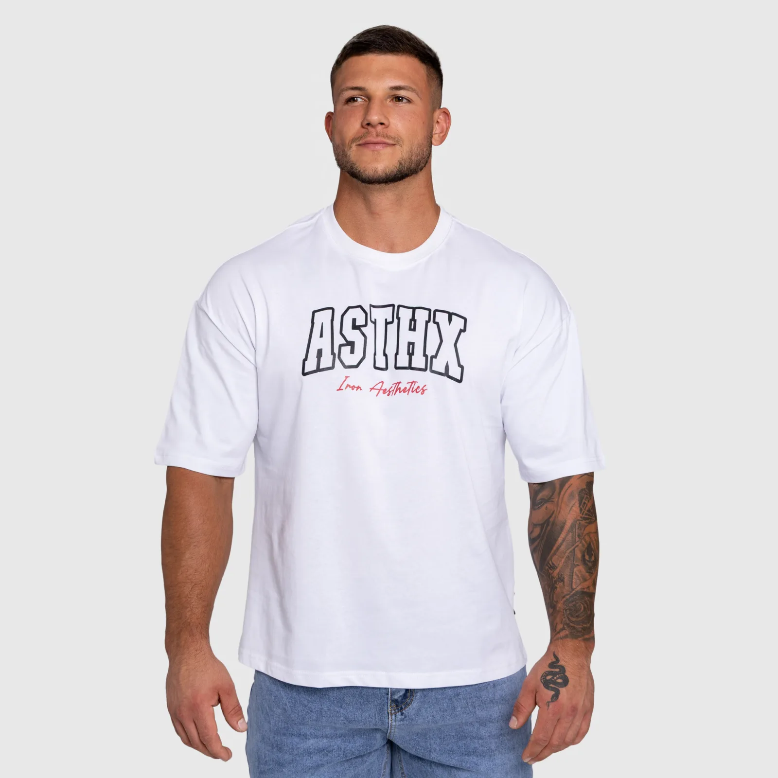 Férfi póló Iron Aesthetics ASTHX, white-1