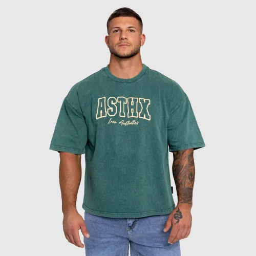 Férfi póló Iron Aesthetics ASTHX, washed green