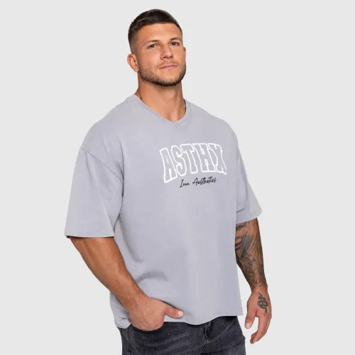 Férfi póló Iron Aesthetics ASTHX, washed grey