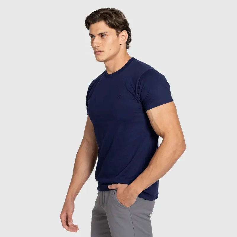 Férfi póló Iron Aesthetics Finest, navy-4