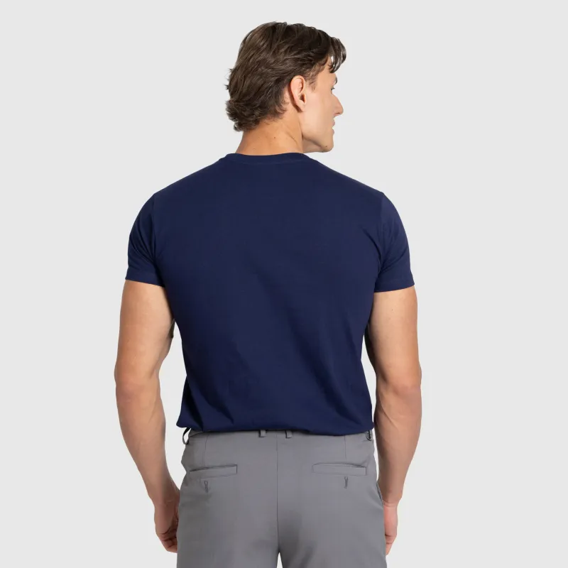 Férfi póló Iron Aesthetics Finest, navy-7