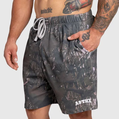 Férfi short Iron Aesthetics Camo tree, dark