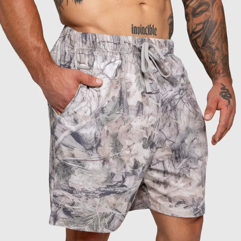 Férfi short Iron Aesthetics Camo tree, light-4