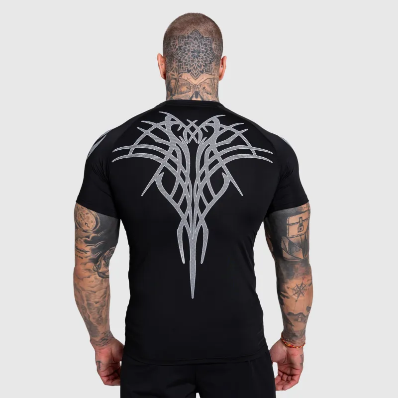 Férfi sportpóló Iron Aesthetics Titan, fekete-5