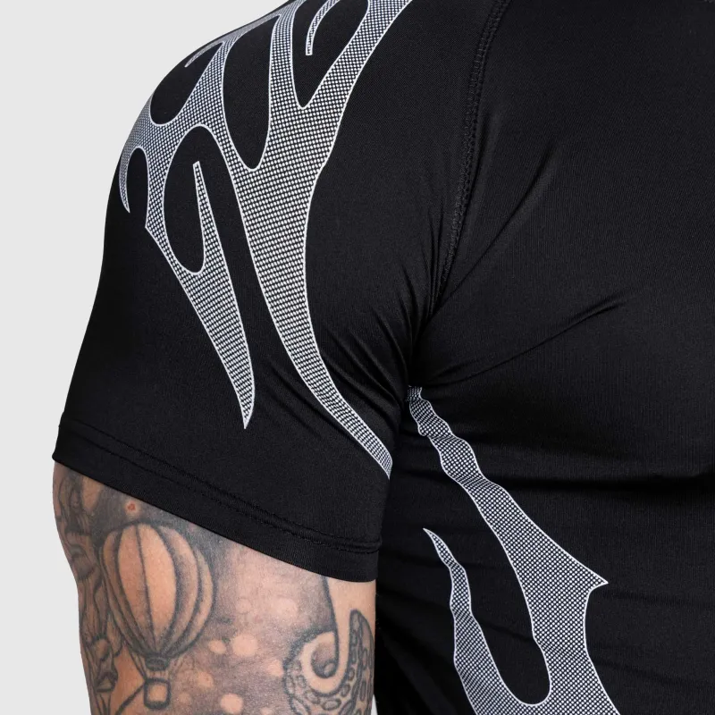 Férfi sportpóló Iron Aesthetics Titan, fekete-7