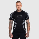Férfi sportpóló Iron Aesthetics Titan, fekete