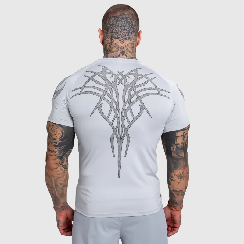 Férfi sportpóló Iron Aesthetics Titan, szürke-7