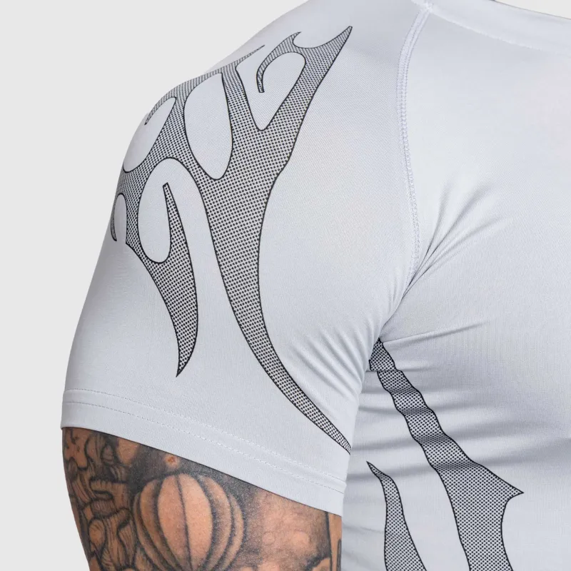 Férfi sportpóló Iron Aesthetics Titan, szürke-6