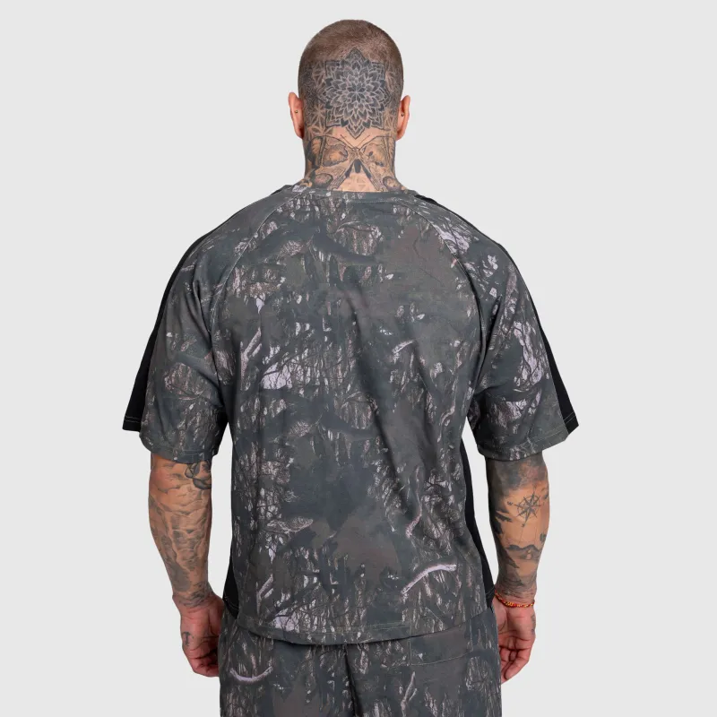 Férfi póló Iron Aesthetics Camo tree, dark-7