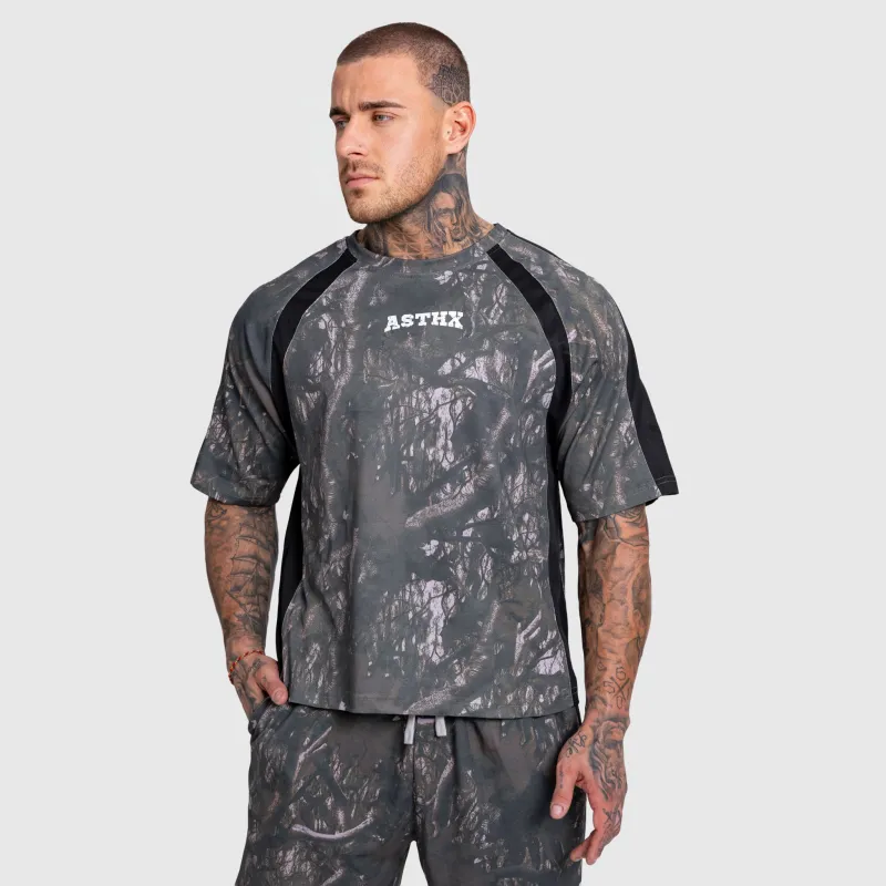 Férfi terepmintás szett Iron Aesthetics Camo tree, dark-4