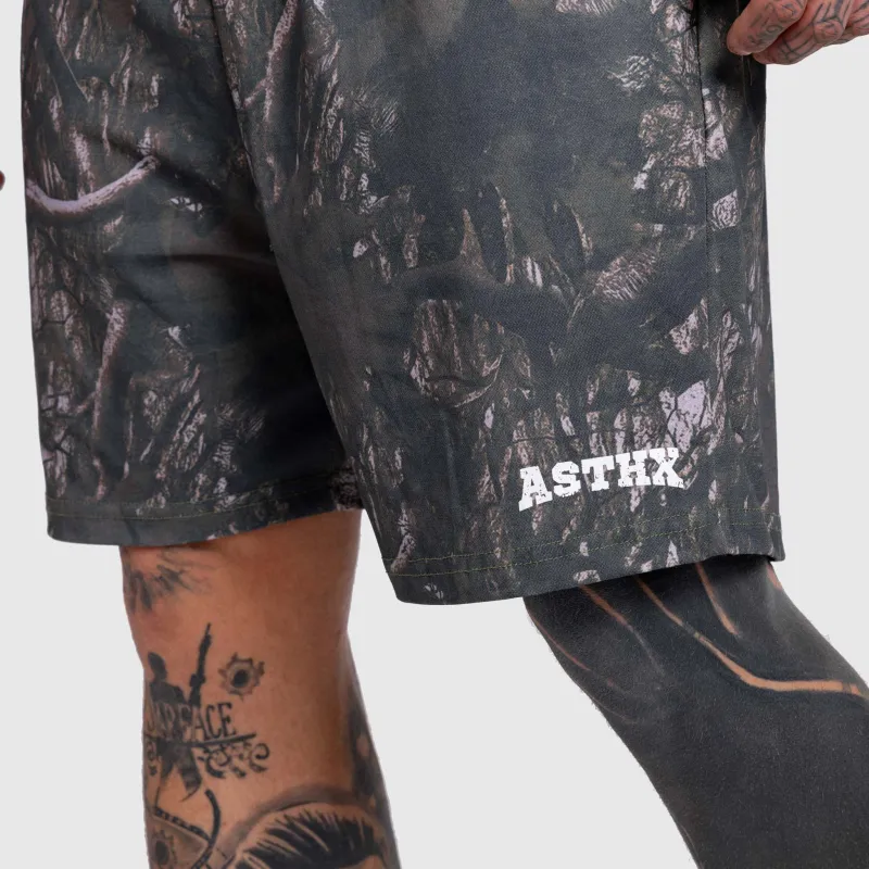 Férfi terepmintás szett Iron Aesthetics Camo tree, dark-11