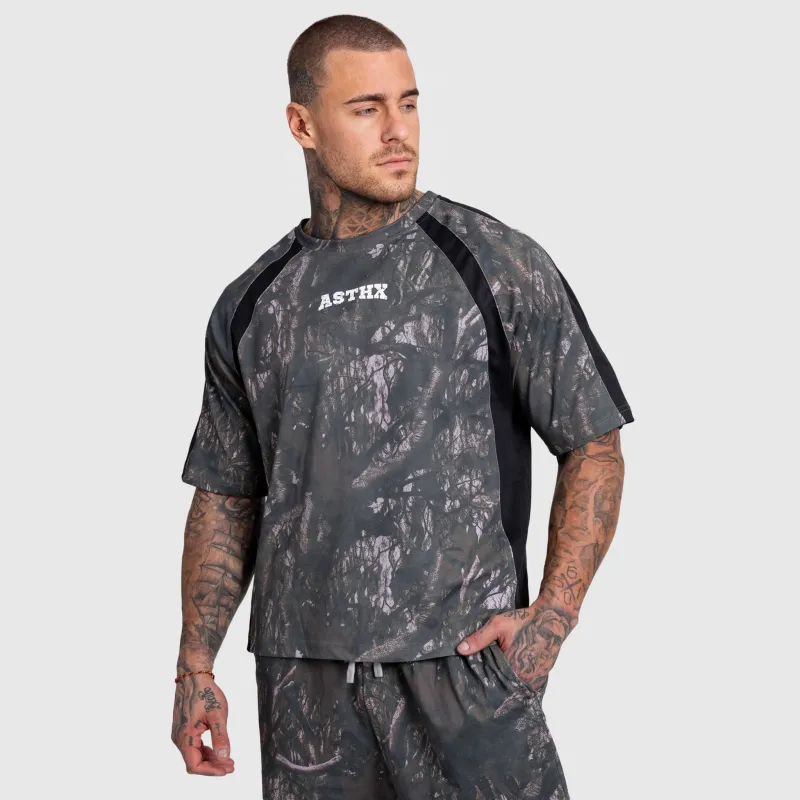 Férfi terepmintás szett Iron Aesthetics Camo tree, dark-5