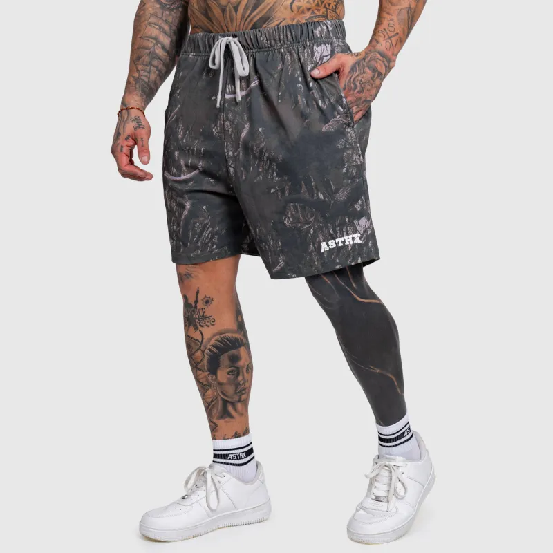 Férfi terepmintás szett Iron Aesthetics Camo tree, dark-15