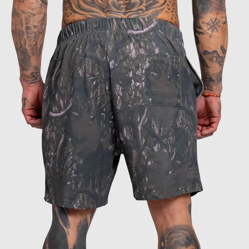 Férfi terepmintás szett Iron Aesthetics Camo tree, dark-13