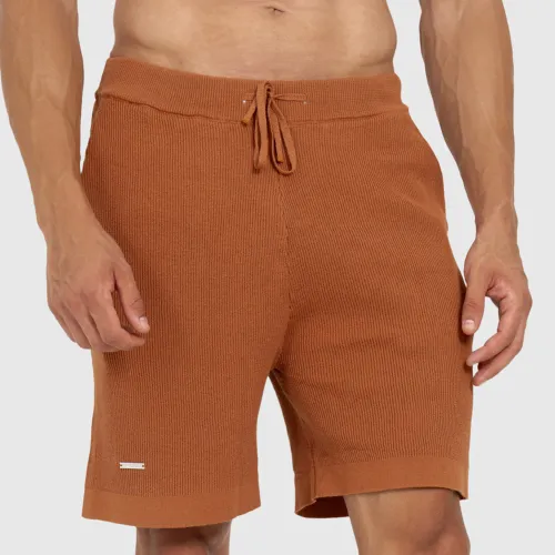 Férfi kötött rövidnadrág Vibe, rusty