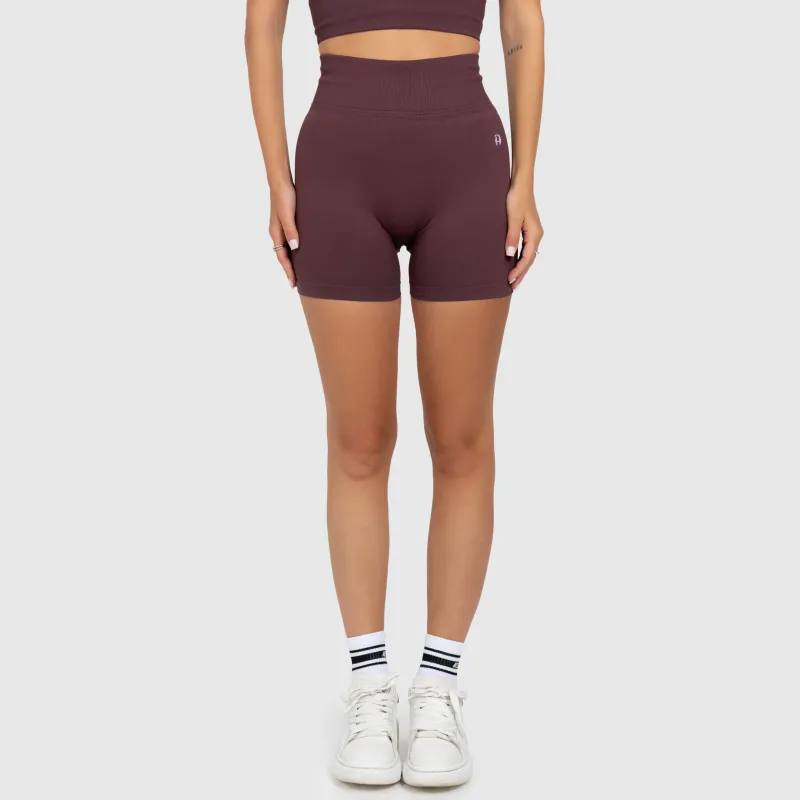 Női sport rövidnadrág Iron Aesthetics Ultimate, plum-8