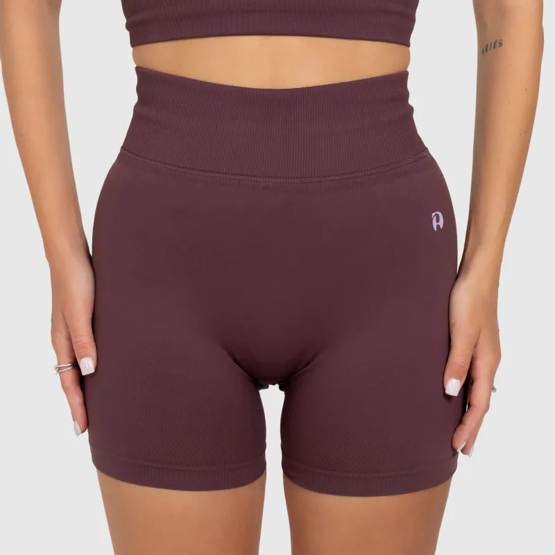 Női sport rövidnadrág Iron Aesthetics Ultimate, plum-2