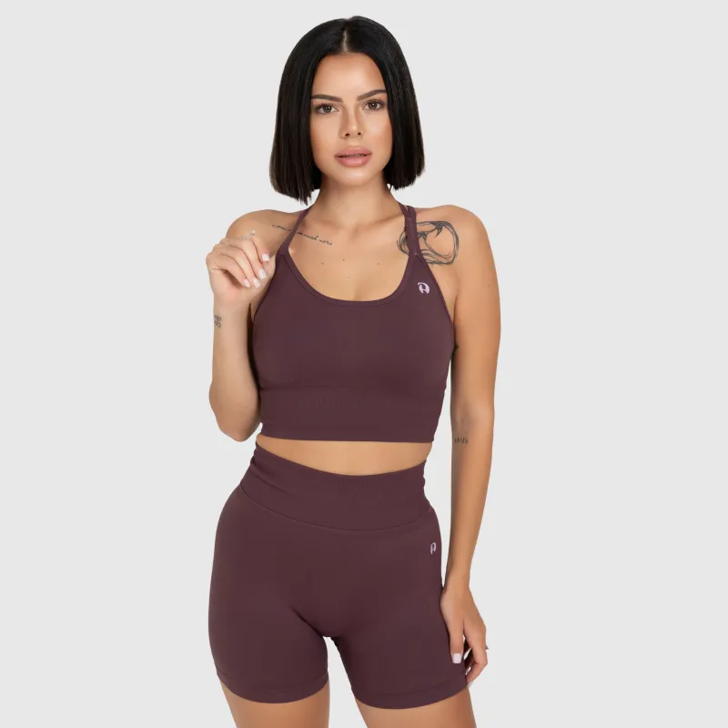 Női sport rövidnadrág Iron Aesthetics Ultimate, plum-9