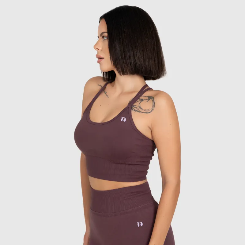 Női sportszett Iron Aesthetics Ultimate short, plum-4