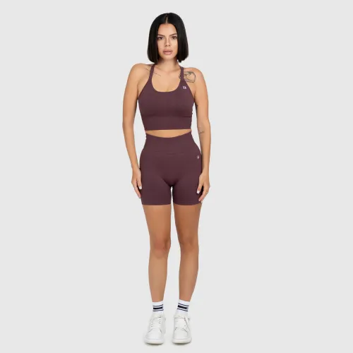 Női sportszett Iron Aesthetics Ultimate short, plum