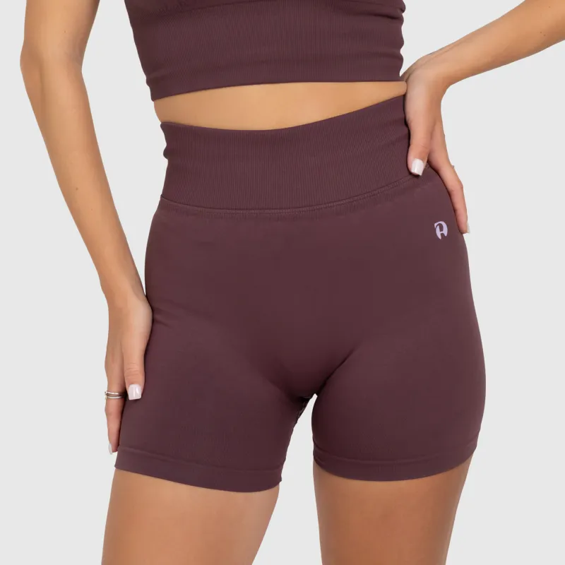 Női sportszett Iron Aesthetics Ultimate short, plum-13