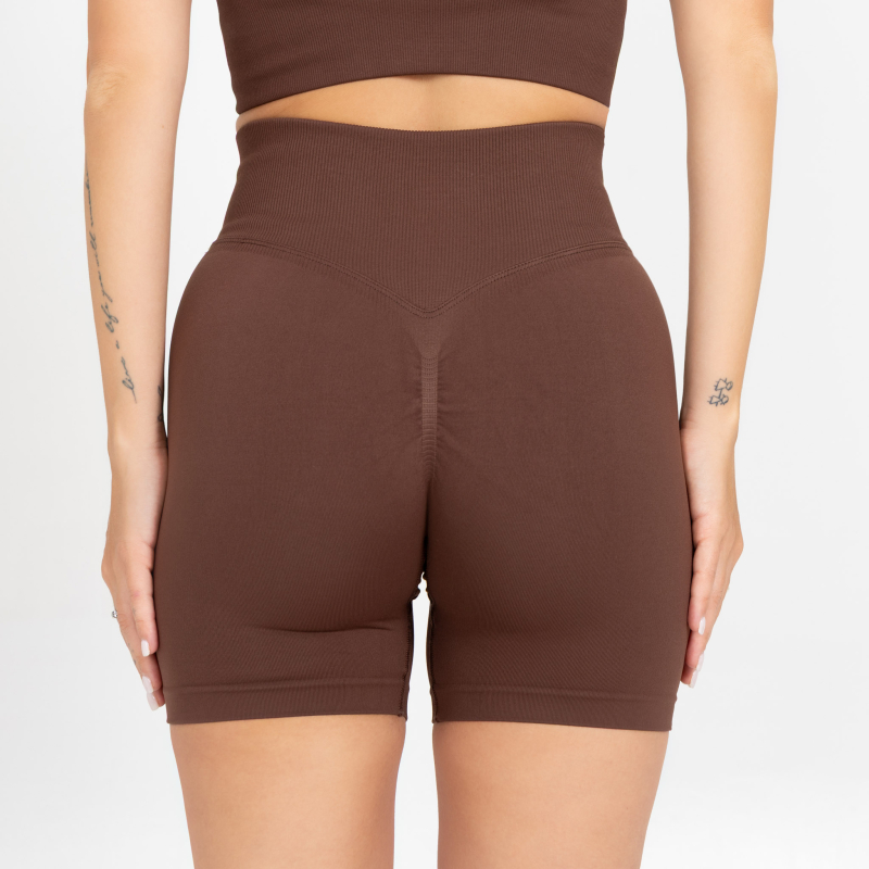 Női sportszett Iron Aesthetics Ultimate short, barna · záber 10