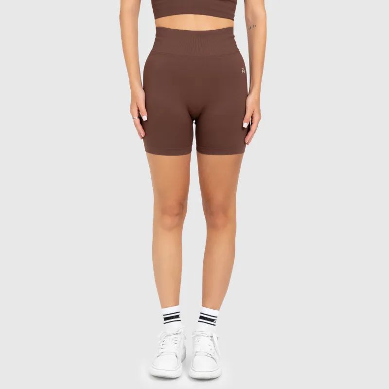 Női sportszett Iron Aesthetics Ultimate short, barna-13