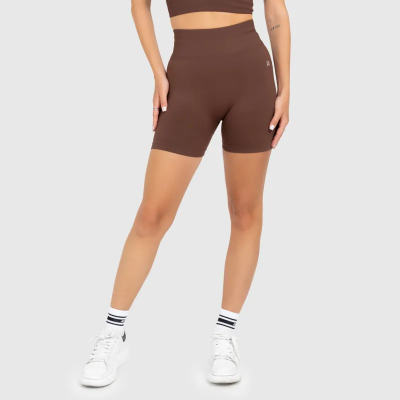 Női sportszett Iron Aesthetics Ultimate short, barna-14