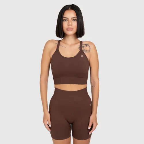 Női sportszett Iron Aesthetics Ultimate short, barna