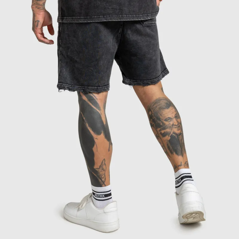 Férfi szett Iron Aesthetics X Washed, fekete-13
