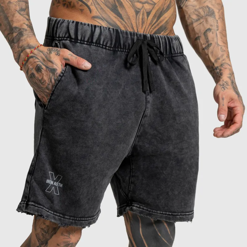 Férfi szett Iron Aesthetics X Washed, fekete-8