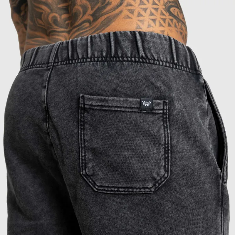 Férfi szett Iron Aesthetics X Washed, fekete-10