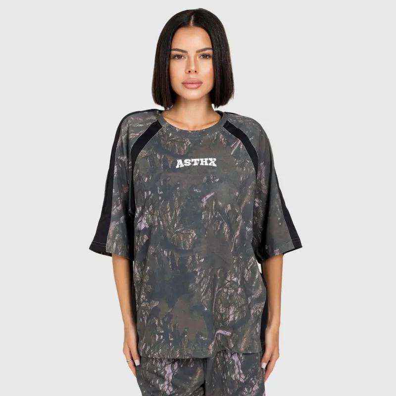 Női póló Iron Aesthetics Camo tree, dark-11