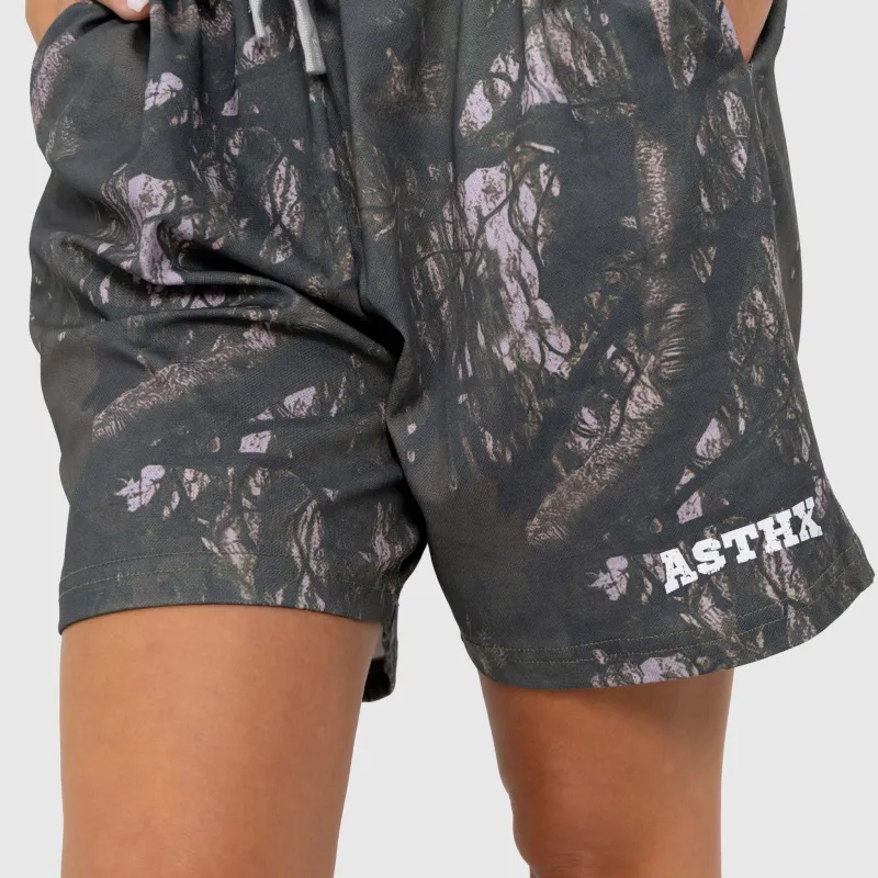 Férfi short Iron Aesthetics Camo tree, dark-9