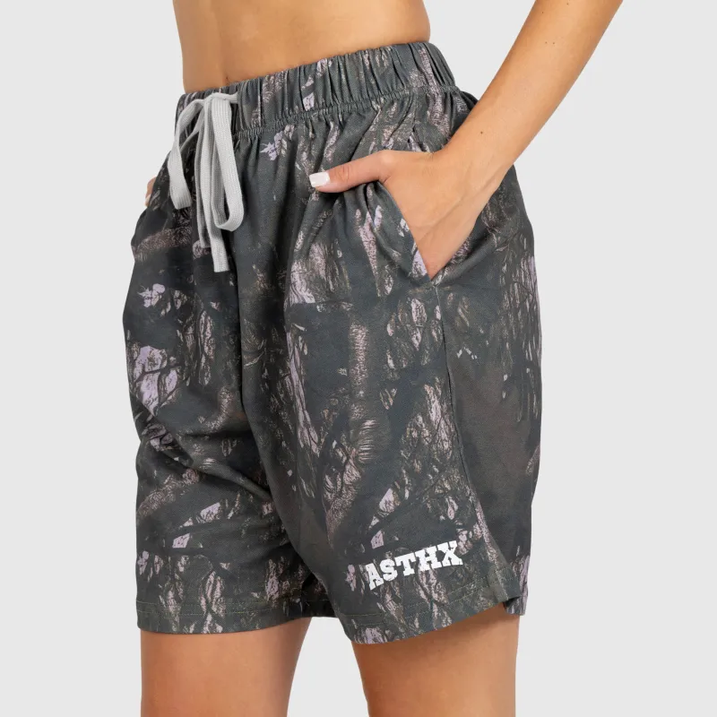 Férfi short Iron Aesthetics Camo tree, dark-7