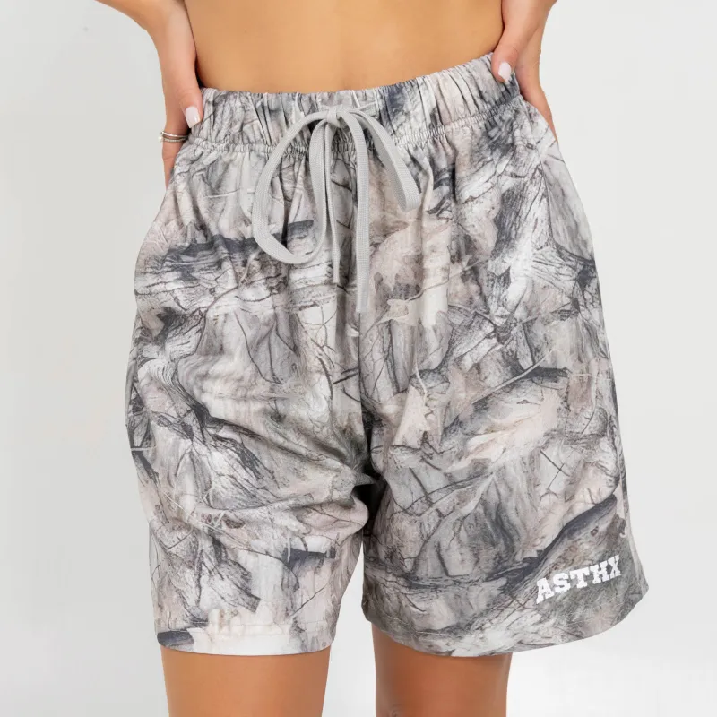 Férfi short Iron Aesthetics Camo tree, light-8