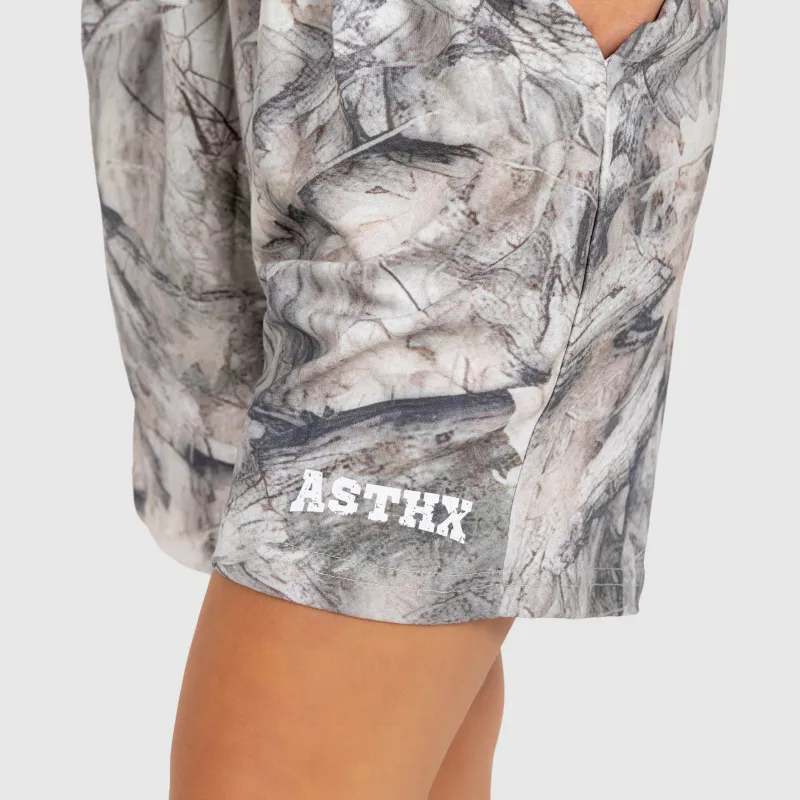 Férfi short Iron Aesthetics Camo tree, light-10