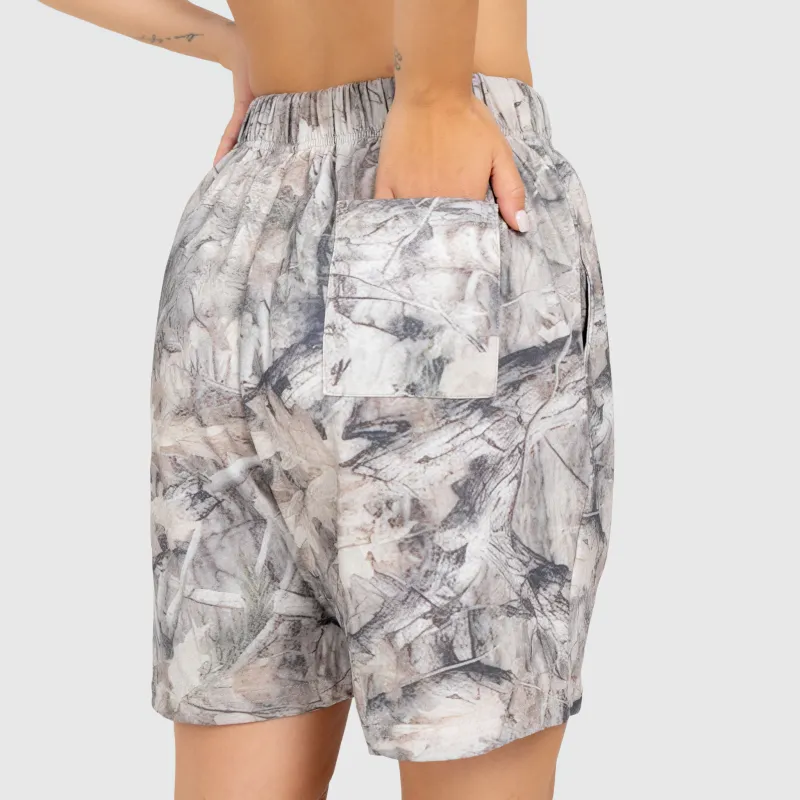 Férfi short Iron Aesthetics Camo tree, light-12