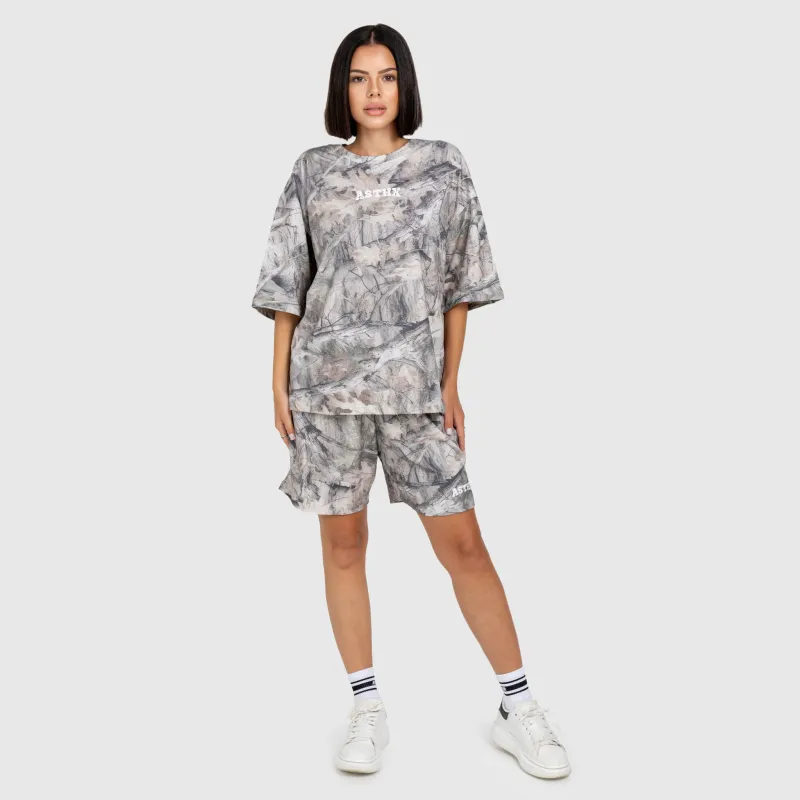 Férfi short Iron Aesthetics Camo tree, light-13
