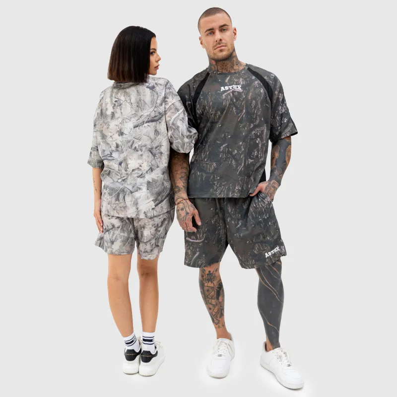 Férfi póló Iron Aesthetics Camo tree, dark-19