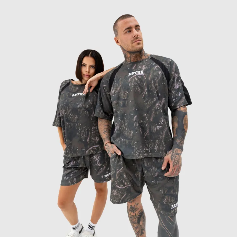 Férfi terepmintás szett Iron Aesthetics Camo tree, dark-2