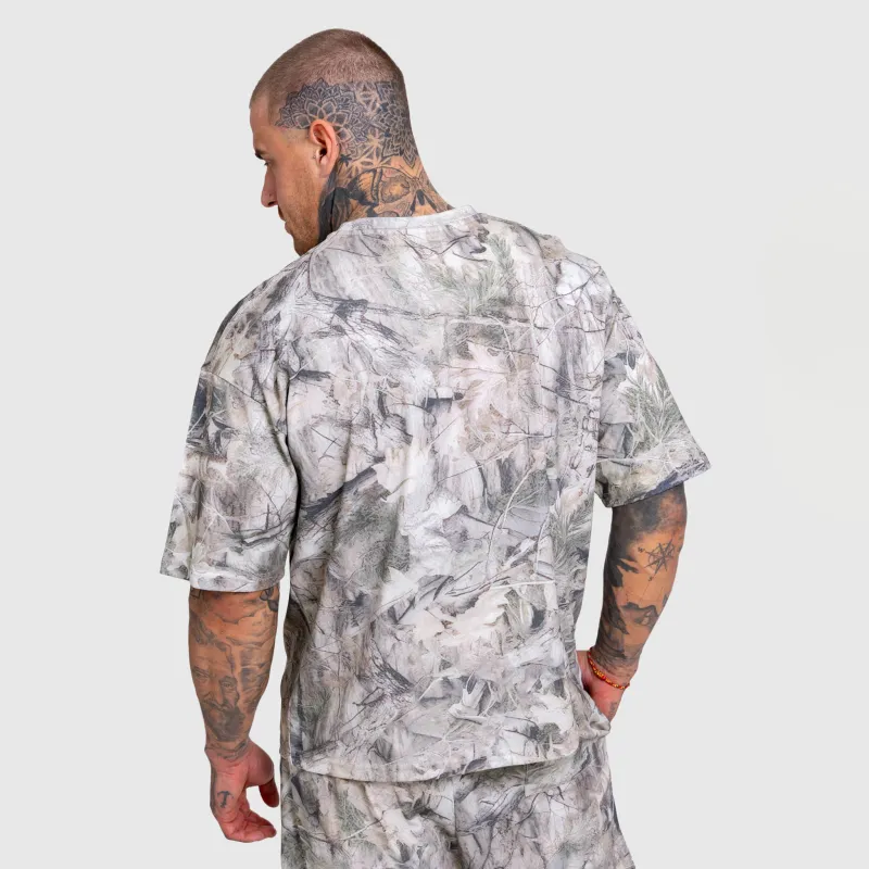 Férfi póló Iron Aesthetics Camo tree, light-4